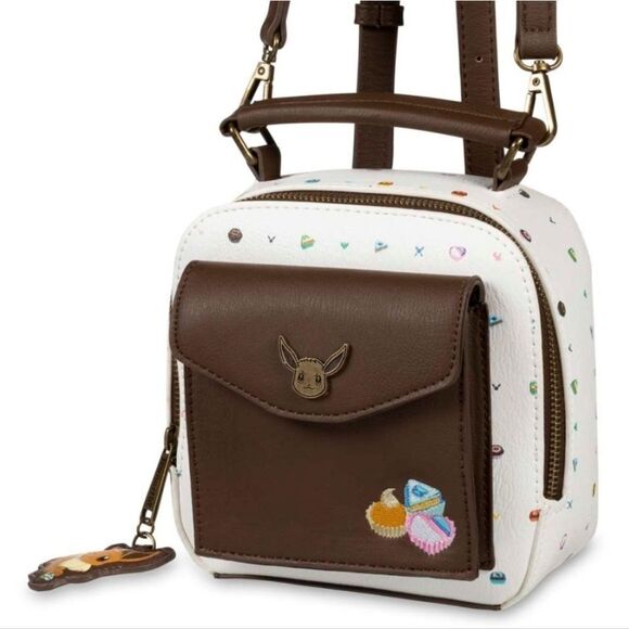 Loungefly Pokémon Eevee Sweet Choices Convertible Mini Backpack - Picture 1 of 15